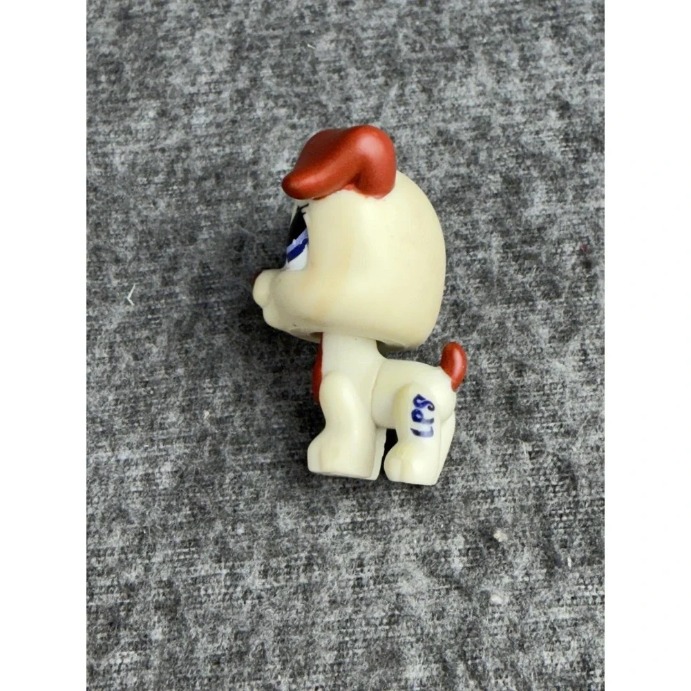 Hasbro Littlest‎ Pet Shop 1743 Jack Russell Brown Dog Figure 2007 LPS Mini Toy